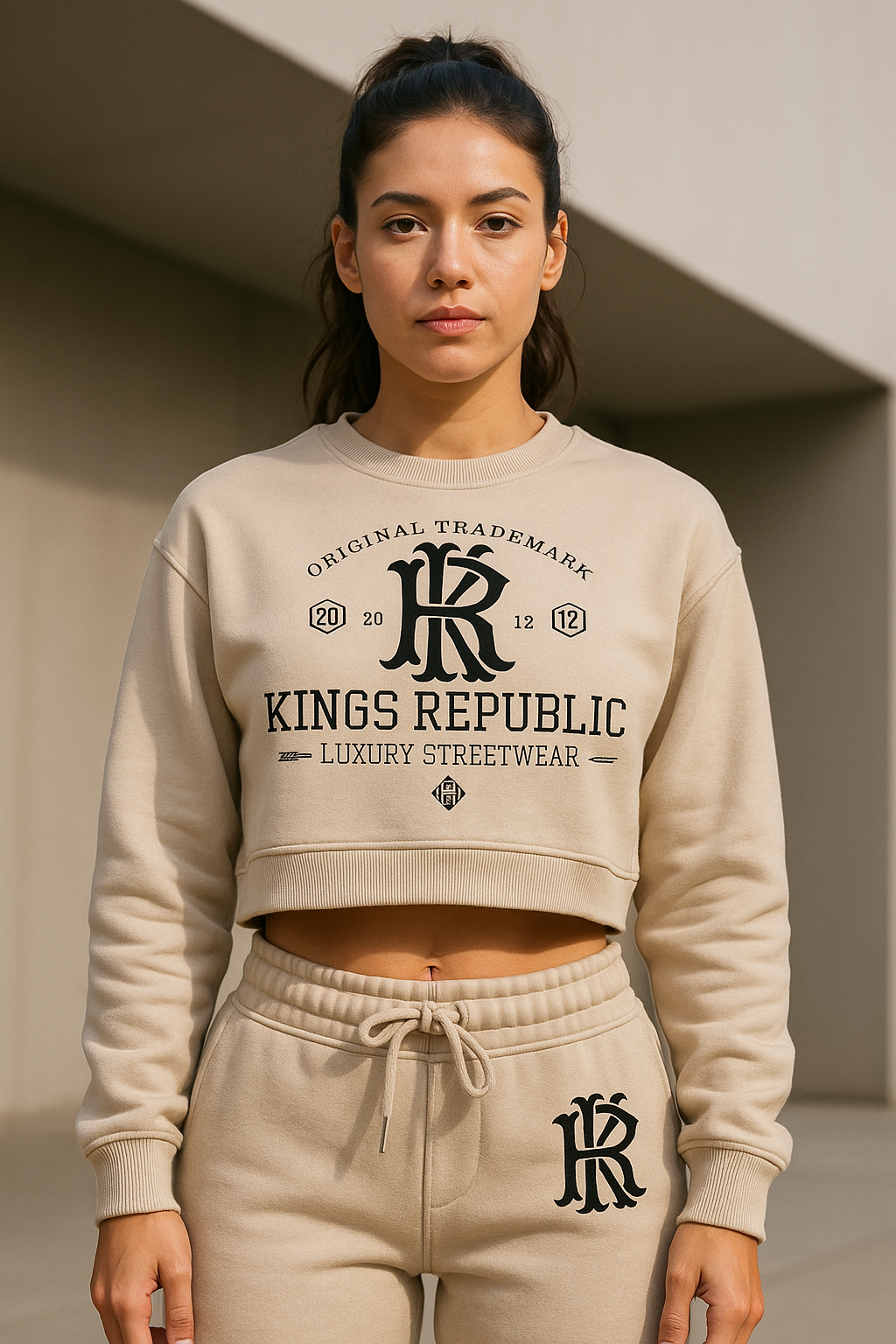 KR Crown Fit crop sweater