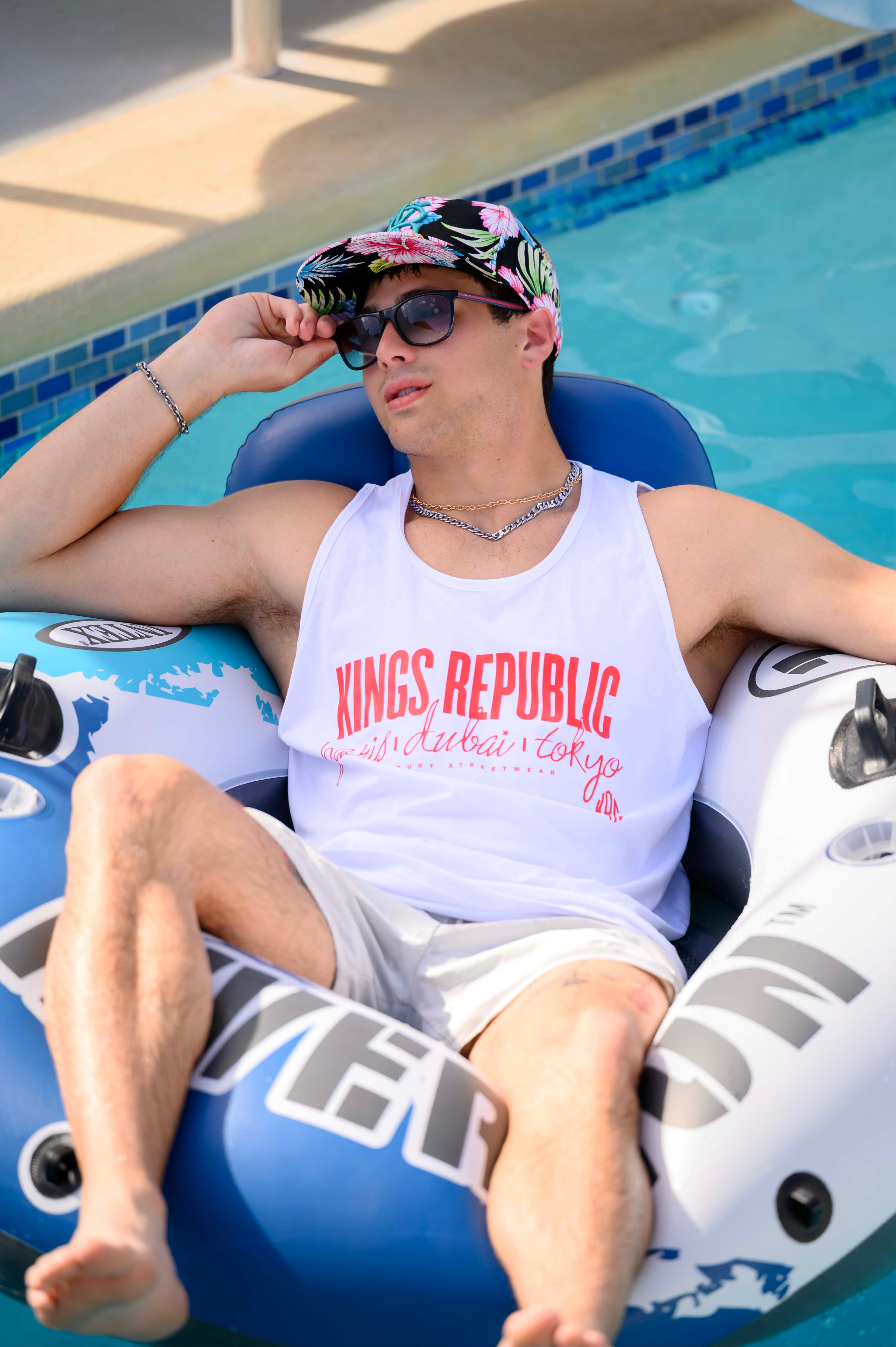 Mens Paris Dubai Tokyo Tank