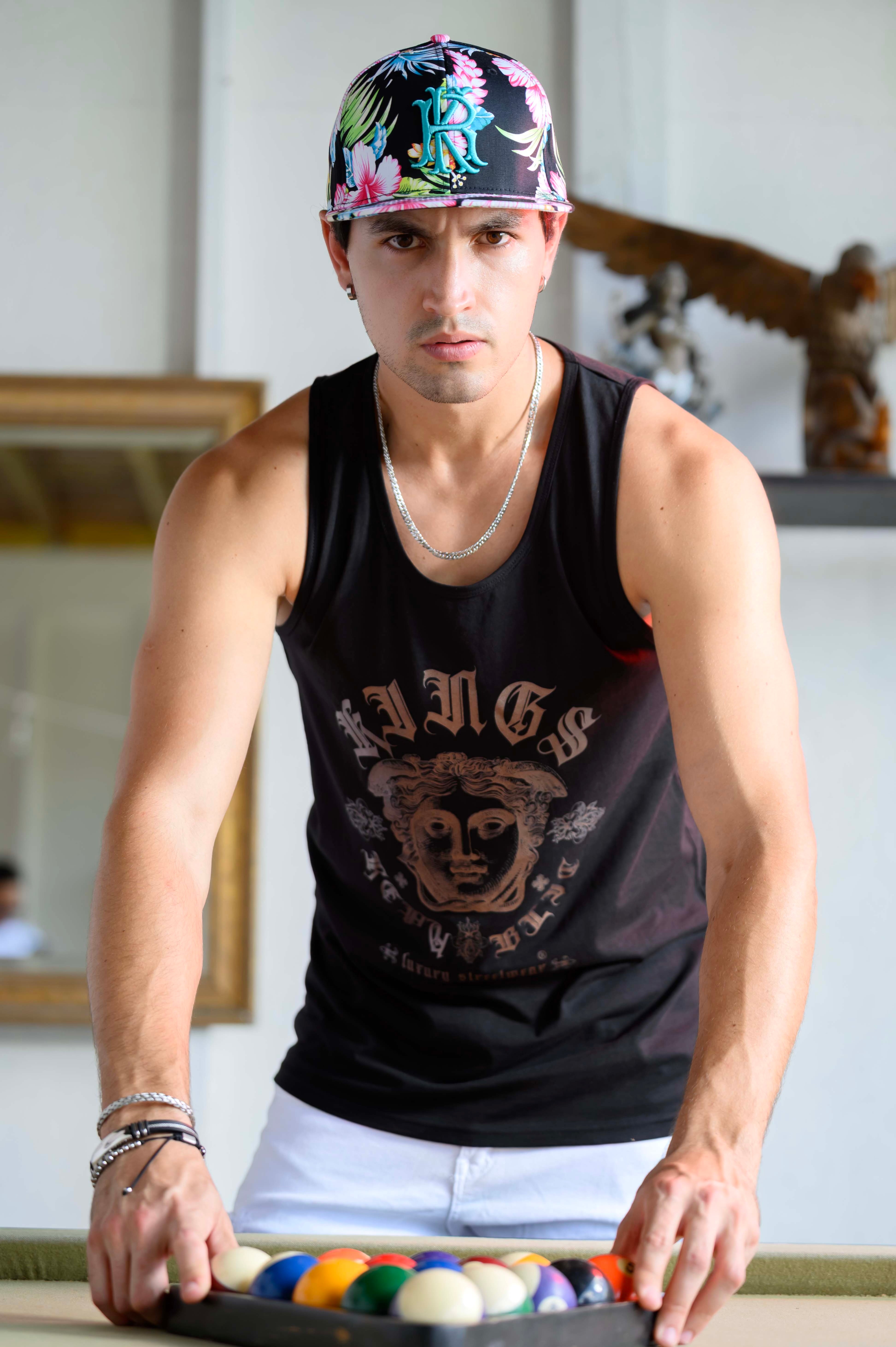 Mens Medusa Rose Tank Top