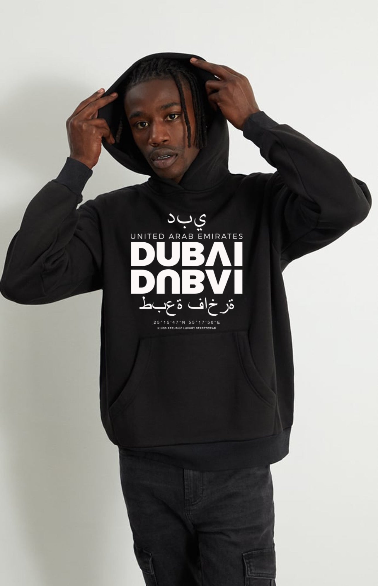 KR DUBAI hoodie blk