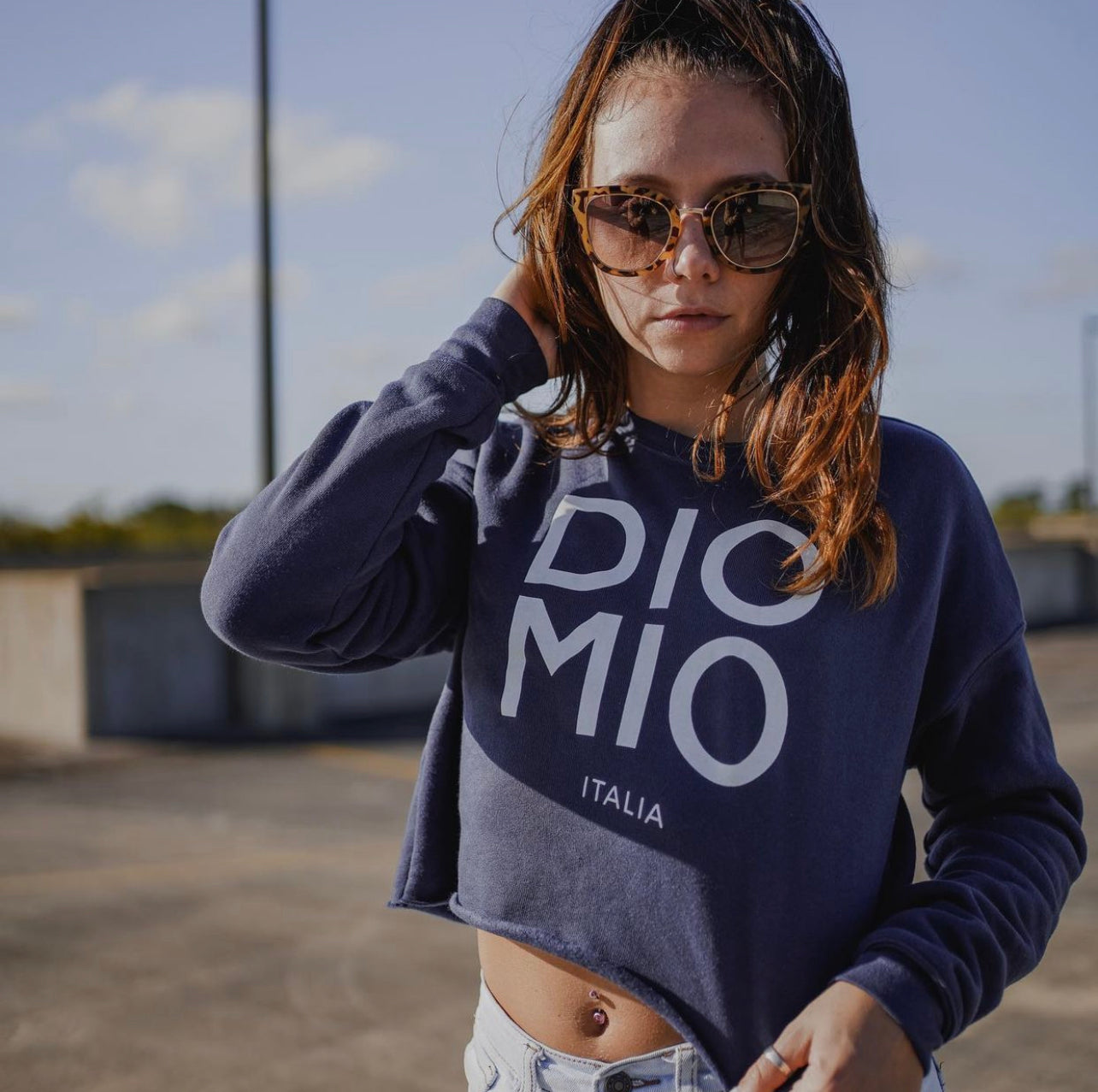 DIO MIO CROP SWEATER