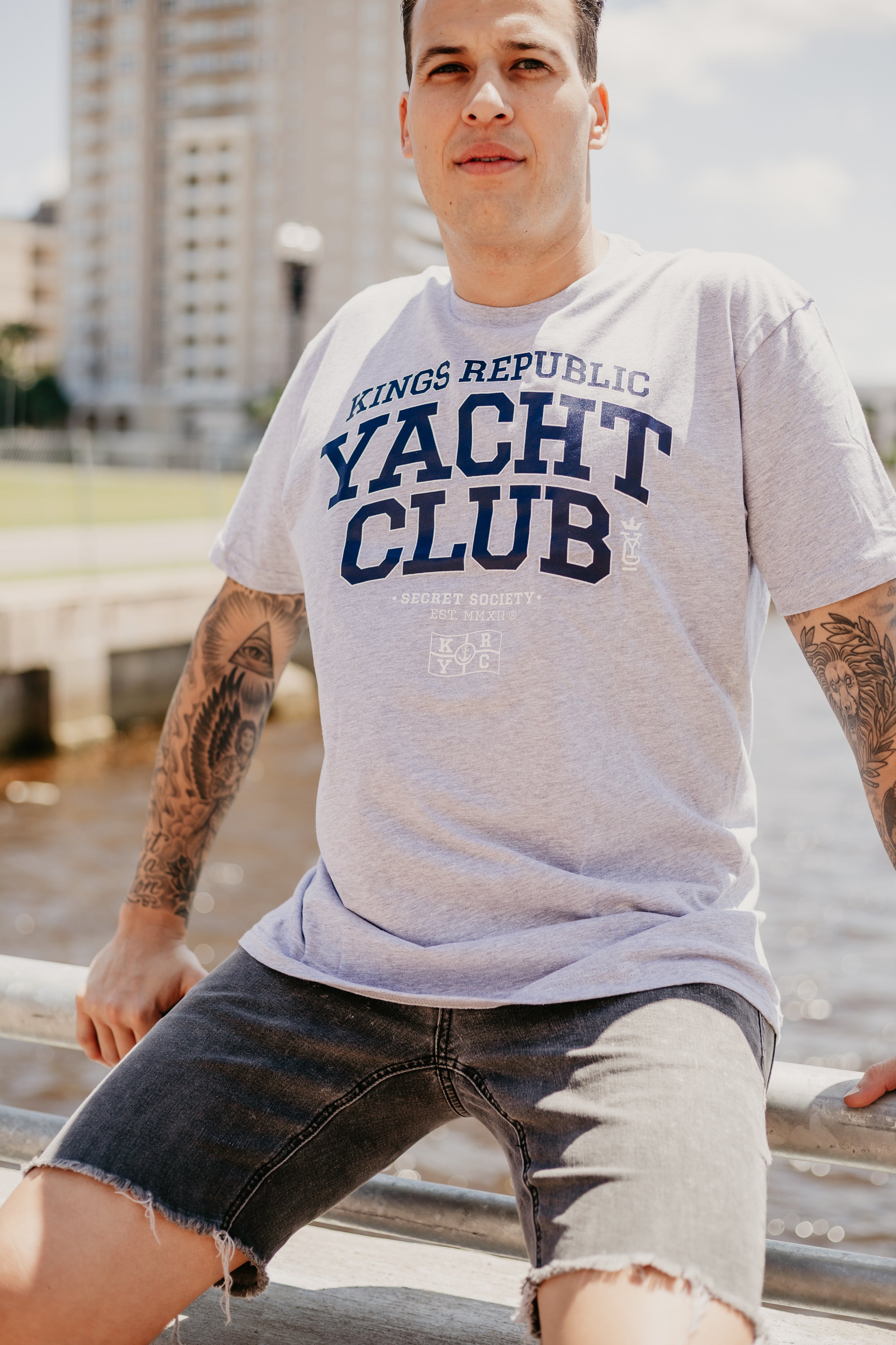 KR Yacht Club Grey Tee