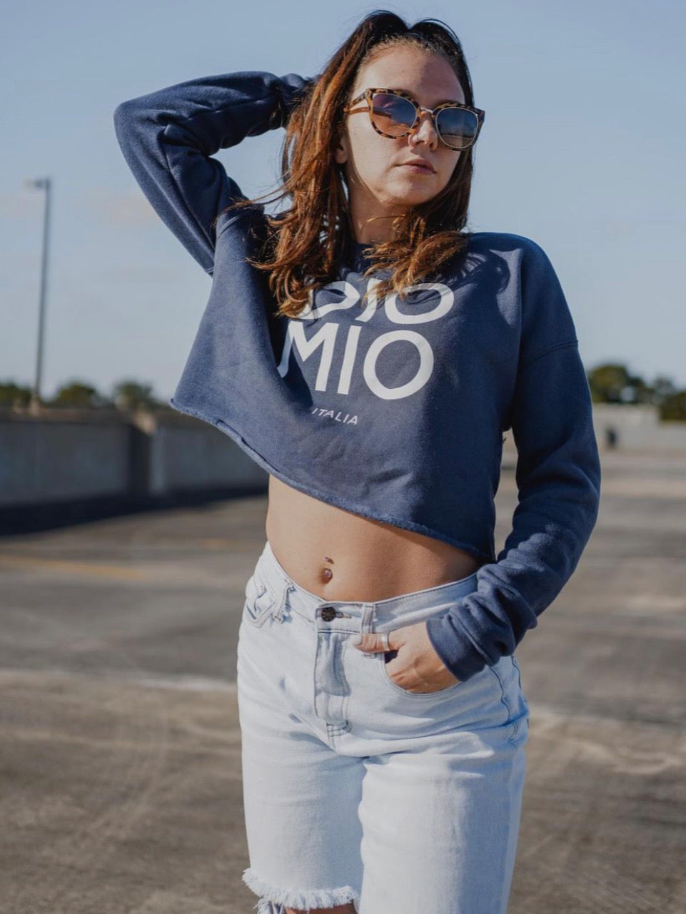 DIO MIO CROP SWEATER