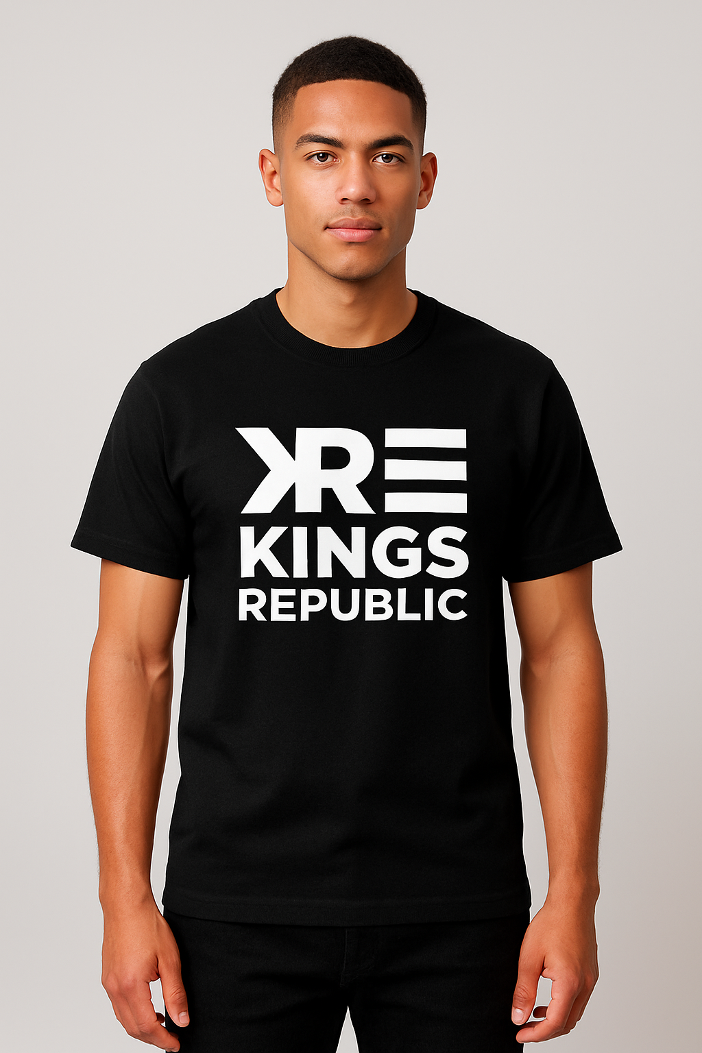 The Kingdom Flag Tee Black
