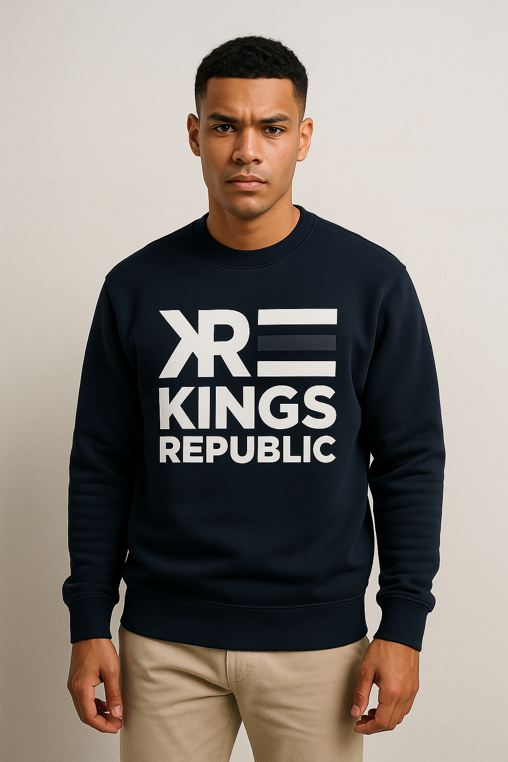 The Kingdom Flag Sweater Navy